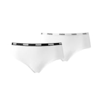 Puma Damen Hipster, 2Er Pack - Mikrofaser, Einfarbig Puma Damen Hipster, 2Er Pack - Mikrofaser, Einfarbig