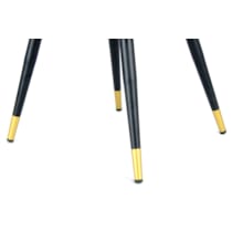 Stuehle Stuhl Amino 525 Schwarz / Gold Stuehle Stuhl Amino 525 Schwarz / Gold