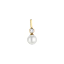Anhänger 333 Gelbgold glanz SWZP und Zirkonia Anhänger 333 Gelbgold glanz SWZP und Zirkonia