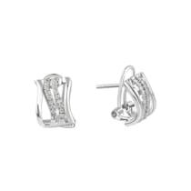 Ohrstecker 925 Sterling Silber rhodiniert Zirkonia Ohrstecker 925 Sterling Silber rhodiniert Zirkonia
