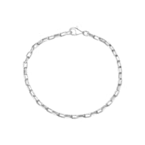 Armband 925/- Sterling Silber weiß Gliederarmband 21 cm Armband 925/- Sterling Silber weiß Gliederarmband 21 cm