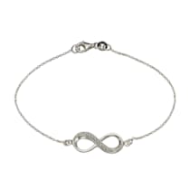 Armband Silber 925 mit Unendlichkeitszeichen 19cm lang Armband Silber 925 mit Unendlichkeitszeichen 19cm lang