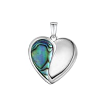 Anhänger 925-Sterling Silber rhodiniert Abalone Anhänger 925-Sterling Silber rhodiniert Abalone