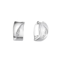 Ohrclip 925-Sterling Silber rhodiniert Zirkonia Ohrclip 925-Sterling Silber rhodiniert Zirkonia