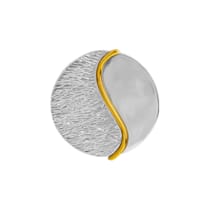 Anhänger 925/- Sterlingsilber rhodiniert teils vergoldet Anhänger 925/- Sterlingsilber rhodiniert teils vergoldet