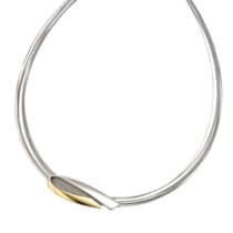 Collier 925/- Sterling Silber rhodiniert + Stahl Collier 925/- Sterling Silber rhodiniert + Stahl