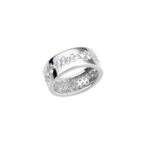 Ring 925/- Sterling Silber rhodiniert glanz Zirkonia Ring 925/- Sterling Silber rhodiniert glanz Zirkonia