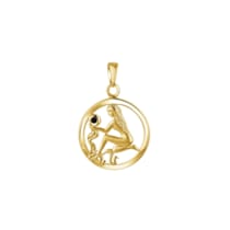 Anhänger 925/- Sterling Silber vergoldet Sternzeichen Jungfrau Monatsstein Anhänger 925/- Sterling Silber vergoldet Sternzeichen Jungfrau Monatsstein
