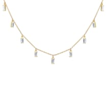 Kette 925/- Sterling Silber vergoldet Zirkonia Kette 925/- Sterling Silber vergoldet Zirkonia