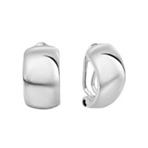 Ohrclip 925/- Sterling Silber rhodiniert glanz Ohrclip 925/- Sterling Silber rhodiniert glanz
