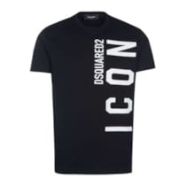 Rundhals T-Shirt für Herren in schwarz Rundhals T-Shirt für Herren in schwarz