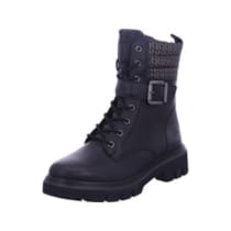 Schnür-Stiefeletten für Damen in unifarben Schnür-Stiefeletten für Damen in unifarben