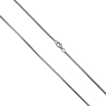 Collier 925/- Silber rhod. Schlangenk. diamantiert Collier 925/- Silber rhod. Schlangenk. diamantiert