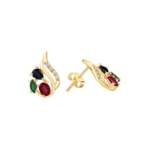 Ohrstecker 375/- Gelbgold Zirkonia,Rubin,Safir,Smaragd Ohrstecker 375/- Gelbgold Zirkonia,Rubin,Safir,Smaragd