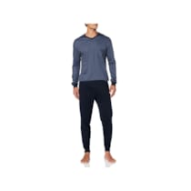 Pyjama kurz für Herren in blau Pyjama kurz für Herren in blau