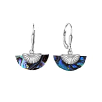 Ohrhänger 925/- Sterling Silber rhodiniert Abalone Ohrhänger 925/- Sterling Silber rhodiniert Abalone