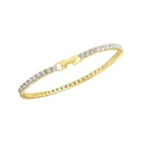 Armband 925-Sterling Silber vergoldet Zirkonia Armband 925-Sterling Silber vergoldet Zirkonia