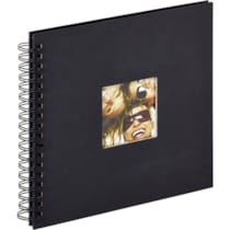 Fotoalbum Fun schwarz Spiral 26x25 40 schwarze Seiten SA108B Fotoalbum Fun schwarz Spiral 26x25 40 schwarze Seiten SA108B