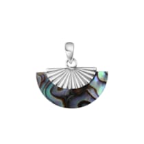 Anhänger 925/- Sterling Silber rhodiniert Abalone Anhänger 925/- Sterling Silber rhodiniert Abalone