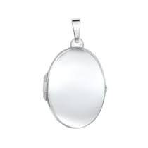 Anhänger 925/- Sterling Silber rhodiniert oval Anhänger 925/- Sterling Silber rhodiniert oval