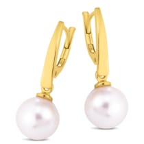 Ohrringe 585 Gold Perle weiß 7,5-8,0mm Ohrringe 585 Gold Perle weiß 7,5-8,0mm