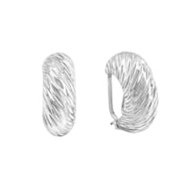 Ohrclip 925/- Sterling Silber rhodiniert glanz Ohrclip 925/- Sterling Silber rhodiniert glanz