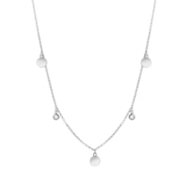 Kette 925/- Sterling Silber rhodiniert Zirkonia Kette 925/- Sterling Silber rhodiniert Zirkonia