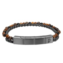 PEAGB0039701 Herrenarmband Edelstahl mit Tigerauge Double Impact PEAGB0039701 Herrenarmband Edelstahl mit Tigerauge Double Impact