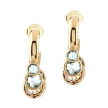 JUBE05095JWYGAQ Damen-Ohrringe Creolen Crystal Charms 4G Blau/Gol JUBE05095JWYGAQ Damen-Ohrringe Creolen Crystal Charms 4G Blau/Gol
