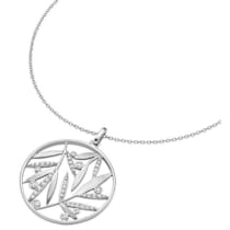 785292 Damen-Kette Silber 925 Blätter Zirkonias 785292 Damen-Kette Silber 925 Blätter Zirkonias