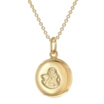 28582 Kinder Engel-Anhänger Gold 333/8K Mit Vergoldeter Silberket 28582 Kinder Engel-Anhänger Gold 333/8K Mit Vergoldeter Silberket