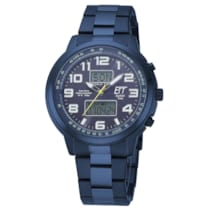 EGS-11445-32M Funk-Solar Herrenuhr Hunter II Edelstahl Blau EGS-11445-32M Funk-Solar Herrenuhr Hunter II Edelstahl Blau