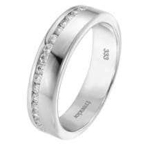 39386 Verlobungsring Weißgold 333 / 8 Karat Damenring mit 19 Zirk 39386 Verlobungsring Weißgold 333 / 8 Karat Damenring mit 19 Zirk