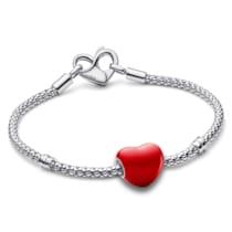 68129 Damen-Armband mit Charm Versteckte Botschaft Herz Geschenk- 68129 Damen-Armband mit Charm Versteckte Botschaft Herz Geschenk-