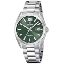F20707/5 Herrenuhr Quarz Stahl/Dunkelgrün F20707/5 Herrenuhr Quarz Stahl/Dunkelgrün