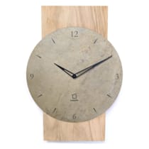 18NU1-10-2 Funk-Wanduhr Zugspitze Massivholz Eiche und Schiefer 18NU1-10-2 Funk-Wanduhr Zugspitze Massivholz Eiche und Schiefer