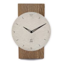 18NU2-10-3 Wanduhr Großglockner Massivholz Eiche Sandstein Quarzw 18NU2-10-3 Wanduhr Großglockner Massivholz Eiche Sandstein Quarzw