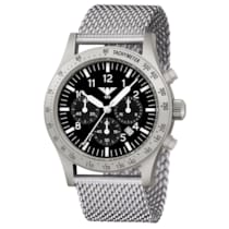 PLASSC.MS Herren-Armbanduhr Platoon Solar Chronograph Stahl Meshb PLASSC.MS Herren-Armbanduhr Platoon Solar Chronograph Stahl Meshb