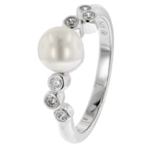 783841 Damenring Silber mit Perle 783841 Damenring Silber mit Perle