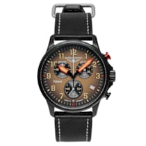 2888-5 Herrenuhr Aviation Chronograph Flyback Schwarz/Ockerfarben 2888-5 Herrenuhr Aviation Chronograph Flyback Schwarz/Ockerfarben