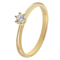 GL8658 Damenring mit Lab Grown Diamant 0,15 ct Gold 333 Brillantr GL8658 Damenring mit Lab Grown Diamant 0,15 ct Gold 333 Brillantr