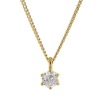 GL8648 Lab Grown Diamant-Anhänger 0,50 ct. Gold 333/8K mit Halske GL8648 Lab Grown Diamant-Anhänger 0,50 ct. Gold 333/8K mit Halske