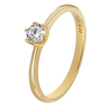 GL8664 Damenring mit Lab Grown Diamant 0,20 ct. Gold 333 Brillant GL8664 Damenring mit Lab Grown Diamant 0,20 ct. Gold 333 Brillant