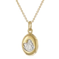 28586 Mädchen Engel-Anhänger Gold 333/8K Mit Vergoldeter Silberke 28586 Mädchen Engel-Anhänger Gold 333/8K Mit Vergoldeter Silberke
