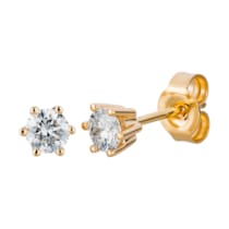 Ohrringe Gold 750 mit 2x Brillant zus. 0,50 ct. Ohrringe Gold 750 mit 2x Brillant zus. 0,50 ct.