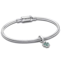 68089 Geschenk-Set Armband für Damen Silber Vierblättriges Kleebl 68089 Geschenk-Set Armband für Damen Silber Vierblättriges Kleebl