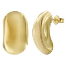 28166 Damen-Ohrringe Gold auf Silber 925 Ohrstecker Breite 13 mm 28166 Damen-Ohrringe Gold auf Silber 925 Ohrstecker Breite 13 mm