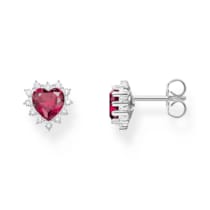 H2315-013-10 Damen Herz-Ohrstecker Romance Rot Ohrringe Silber H2315-013-10 Damen Herz-Ohrstecker Romance Rot Ohrringe Silber