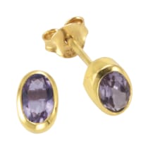 Ohrstecker 585/- Gelbgold glanz Amethyst Ohrstecker 585/- Gelbgold glanz Amethyst