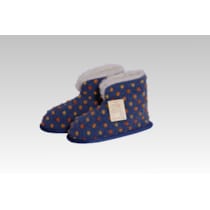 Heimschuhe Hausschuhe Wolle Noppen blau Heimschuhe Hausschuhe Wolle Noppen blau
